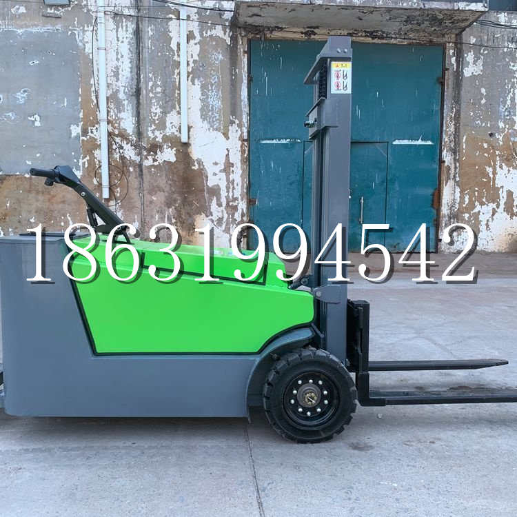 会东县小型电动叉车1吨2吨步行站驾式电瓶堆高充电装卸车液压升降车铲车